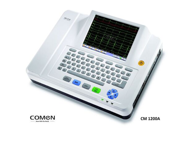 Comen CM1200A 12 Channel ECG machine