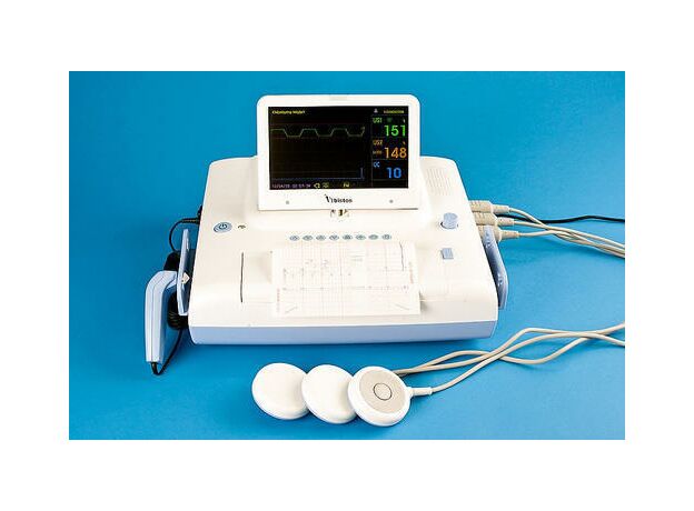 Bistos BT 350 CTG Machine, LCD Fetal Heart Rate Monitor